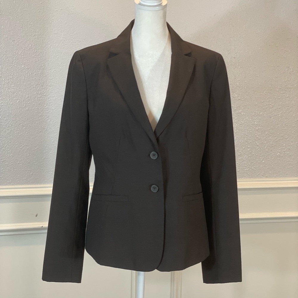 Ann Taylor Dark Brown/black Blazer
